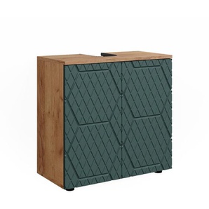 Waschbeckenunterschrank Irma, Grün, 60 x 59 cm Vicco