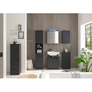 Waschbeckenunterschrank II 60 x 58 x 32cm Schwarz