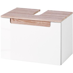 Waschbeckenunterschrank Laris 60 x 40 x 35cm Weiß