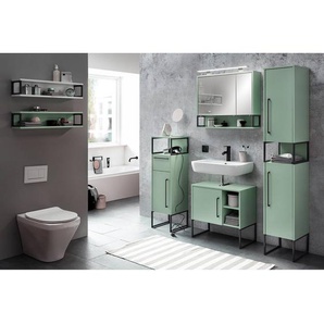 Waschbeckenunterschrank Limone 60 x 60 x 33cm Grün/Mint