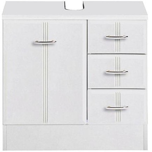 Waschbeckenunterschrank Lund 60 x 56 x 35cm Weiß