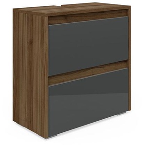 Waschbeckenunterschrank Majest, Anthrazit Hochglanz, 60.2 x 62.1 cm Vicco