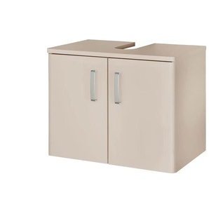 Waschbeckenunterschrank - beige - Materialmix - 60 cm - 47 cm - cm 38,0 | Möbel Kraft