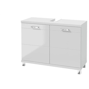 Waschbeckenunterschrank Nusa | weiß | 80 cm | 60 cm | cm 32,0 |