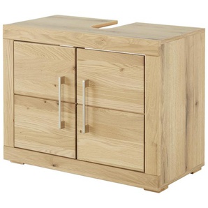 smart Waschbeckenunterschrank  Oslo ¦ holzfarben ¦ Maße (cm): B: 69 H: 55 T: 36.0