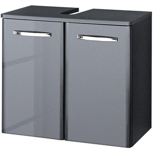 Waschbeckenunterschrank 60 x 53 x 33cm Grau