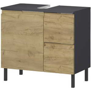 Waschbeckenunterschrank  Seddiner See ¦ holzfarben ¦ Maße (cm): B: 60 H: 56 T: 34.0