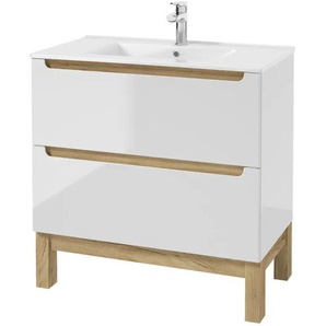 Waschbeckenunterschrank  Stolpsee ¦ weiß ¦ Maße (cm): B: 80 H: 80 T: 45.0