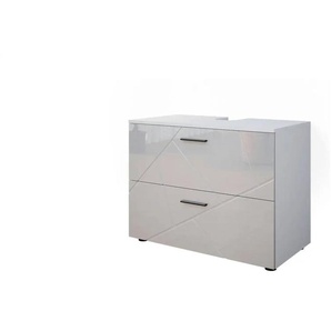 Waschbeckenunterschrank   ¦ weiß ¦ Maße (cm): B: 80 H: 58,6