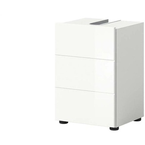 Waschbeckenunterschrank - weiß - Materialmix - 38 cm - 56 cm - cm 34,0 | Möbel Kraft