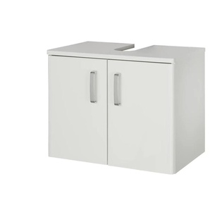 Waschbeckenunterschrank - weiß - Materialmix - 60 cm - 47 cm - cm 38,0 | Möbel Kraft