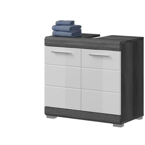 Waschbeckenunterschrank - weiß - Materialmix - 60 cm - 56 cm | Möbel Kraft