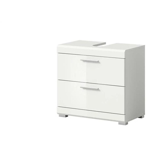 Waschbeckenunterschrank - weiß - Materialmix - 60 cm - 56 cm | Möbel Kraft