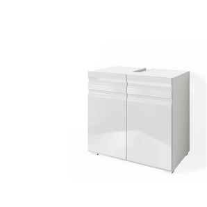 Waschbeckenunterschrank - weiß - Materialmix - 60 cm - 56 cm | Möbel Kraft