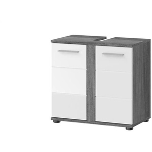 Waschbeckenunterschrank - weiß - Materialmix - 60 cm - 57 cm | Möbel Kraft