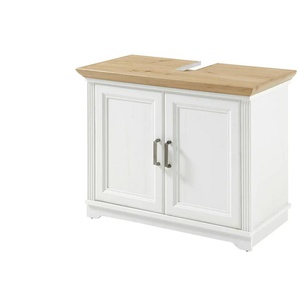 Waschbeckenunterschrank - weiß - Materialmix - 83 cm - 66 cm - cm 43,0 | Möbel Kraft