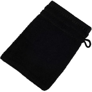Waschhandschuh GÖZZE Berlin Waschlappen Gr. B/L: 17 cm x 24 cm, schwarz Waschhandschuhe Waschlappen