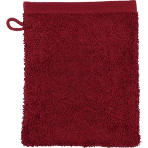 Waschhandschuh ROSS Vita Waschlappen Gr. B/L: 16 cm x 22 cm, rot (marsala) Waschhandschuhe Waschlappen