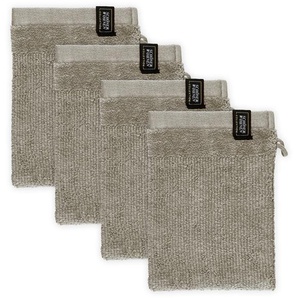 Waschhandschuh SCHÖNER WOHNEN-KOLLEKTION Sense Waschlappen Gr. B/L: 16 cm x 21 cm, beige (sand) Waschhandschuhe Waschlappen