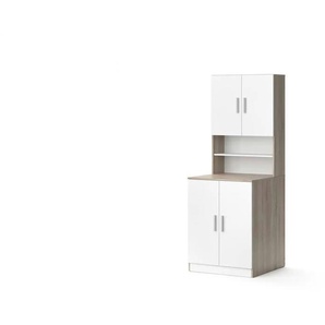 Waschmaschinenschrank   ¦ grau ¦ Maße (cm): B: 70,5 H: 190,5