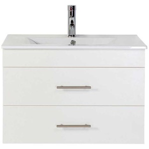 Waschschrank in Weiß Einlass-Waschbecken