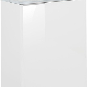 Waschtisch FACKELMANN SBC Waschtische weiß (weiß, matt) Waschtische bestehend aus Becken, Beleuchtung und Unterbau, Breite ca. 45 cm