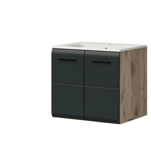 Waschtisch inkl. Waschbecken  Igelsbachsee ¦ holzfarben ¦ Maße (cm): B: 60 H: 55