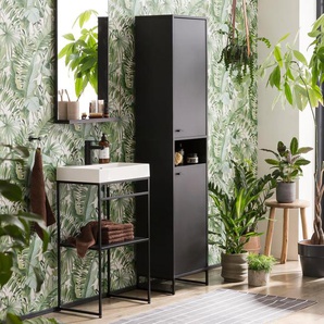 Waschtisch »Savino« - schwarz - Holz -