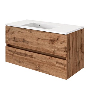 Waschtisch Tira 100cm Braun/Wotaneiche Dekor