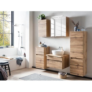Waschtisch 61cm Braun/Wotaneiche Dekor