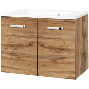 Waschtisch II 70cm Braun/Wotaneiche Dekor
