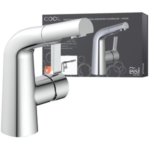 Waschtischarmatur EISL COOL Armaturen silberfarben (chrom) Waschtischarmaturen herausziehbare Brause, Mischbatterie, für Durchlauferhitzer geeignet