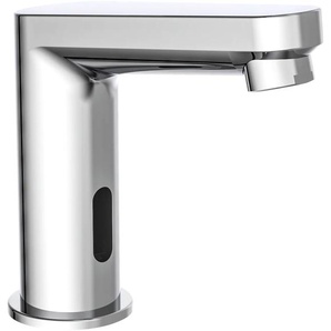 Waschtischarmatur SCHÜTTE VITAL Armaturen Gr. B/H/T: 5 cm x 14 cm x 15 cm, silberfarben (chrom) Waschtischarmaturen Wasserhahn mit Sensor, Mischbatterie, Waschbecken Armaturen in Chrom