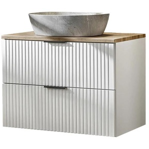 Waschtischkombination  Alfsee ¦ weiß ¦ Maße (cm): B: 80,6 H: 59,2 T: 46.5