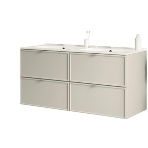 Waschtischkombination  Behler See ¦ beige ¦ Maße (cm): B: 121 H: 58,7 T: 46.0