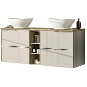 Waschtischkombination  Behler See ¦ beige ¦ Maße (cm): B: 140,6 H: 73,2 T: 46.5