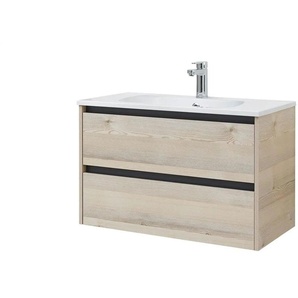 Waschtischkombination  Dillinger See ¦ holzfarben ¦ Maße (cm): B: 81 H: 53,3