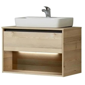 Waschtischkombination  Dillinger See ¦ holzfarben ¦ Maße (cm): B: 81 H: 61,9