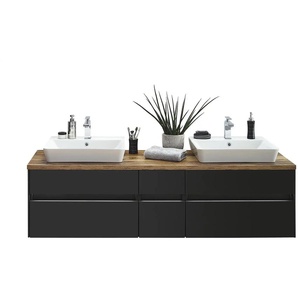 Waschtischkombination - grau - Materialmix - 172,6 cm - 46,8 cm - cm 49,5 | Möbel Kraft