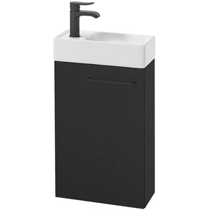 Waschtischkombination - schwarz - Materialmix - 40 cm - 68 cm - cm 22,0 | Möbel Kraft