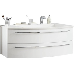 Waschtischkombination - weiß - Materialmix - 121 cm | Möbel Kraft