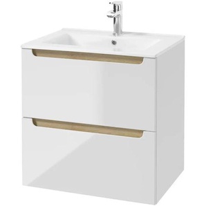 Waschtischkombination - weiß - Materialmix - 60 cm - 60 cm - cm 45,0 | Möbel Kraft