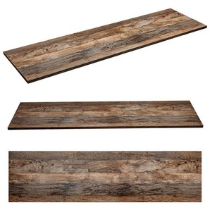 Waschtischplatte 140cm PUEBLA-56 in Vintage Oak Nb. b/h/t ca. 140,4/2,5/46 cm