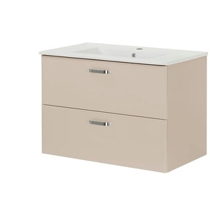 Waschtischunterschrank - beige - Materialmix - 80 cm - 55 cm - cm 45,0 | Möbel Kraft
