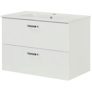 Waschtischunterschrank  Bodensee ¦ weiß ¦ Maße (cm): B: 80 H: 55 T: 45.0