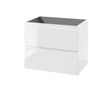 Waschtischunterschrank - weiß - Materialmix - 60 cm - 50 cm - cm 45,0 | Möbel Kraft