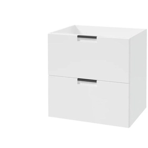 Waschtischunterschrank - weiß - Materialmix - 60 cm - 60 cm - cm 45,0 | Möbel Kraft