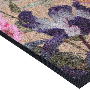 wash+dry by Kleen-Tex Läufer Midnight Blooms, rechteckig, Höhe: 7 mm