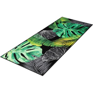 wash+dry by Kleen-Tex Läufer Neoflora, rechteckig, Höhe: 7 mm, Schmutzfangläufer, Motiv Blätter Monstera, rutschhemmend, waschbar