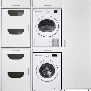 Schrank-Set WASHTOWER 7 Kastenmöbel-Sets Gr. B: 194 cm, weiß Schranksysteme und Schrankserien